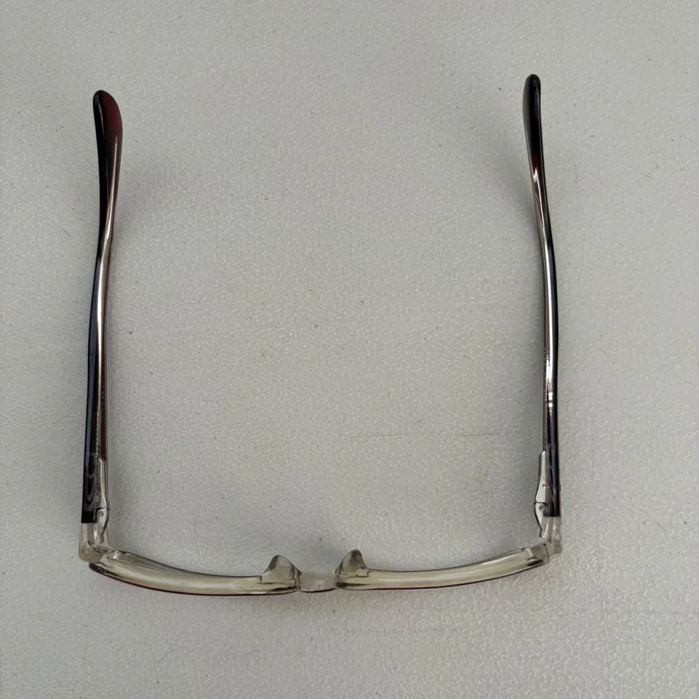 Jubilee 5777 Rectangular Eyeglass Frames Burgundy Filigree Detail 52-16-135